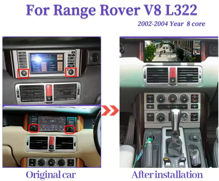 Range Rover L322 | 2002-2012 | Android 15 Autoradio | Apple CarPlay | Android Auto | Land Rover - Avelor.at