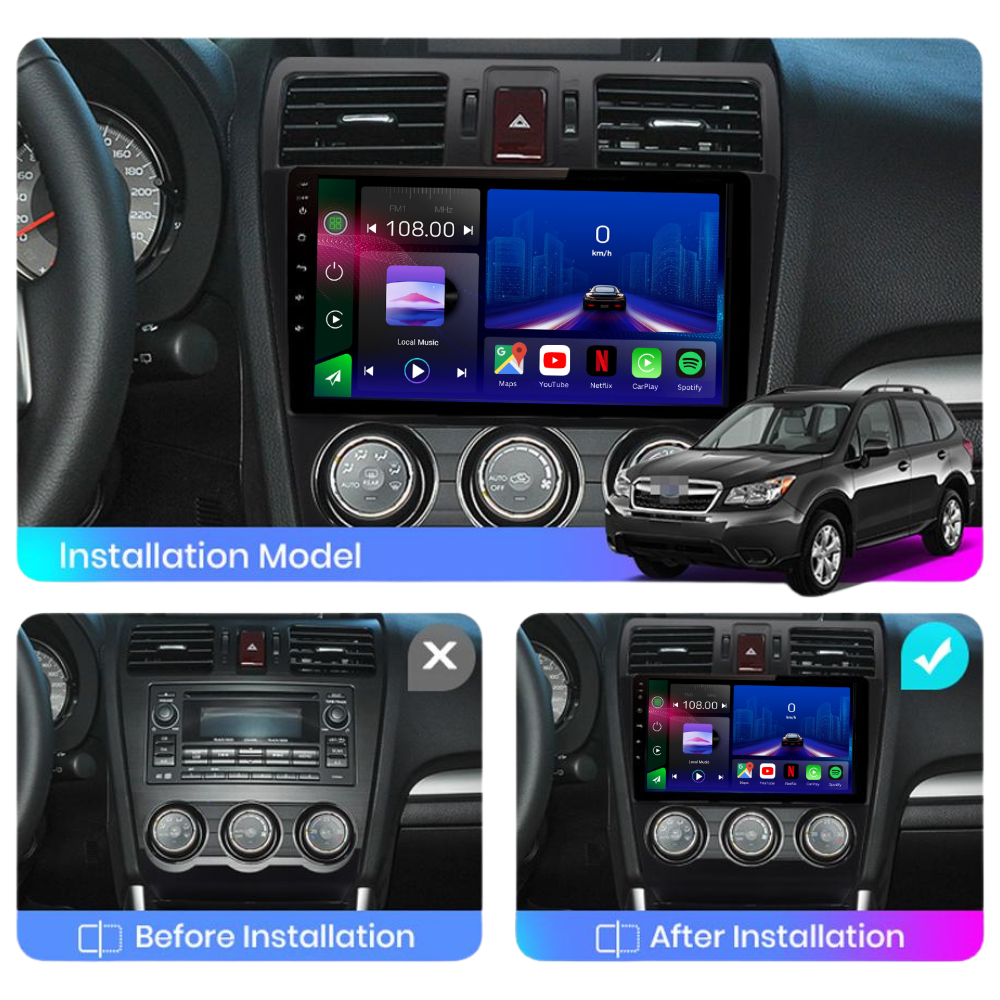 Subaru Forester XV WRX | 2012-2018 | Android 15 Autoradio | Apple CarPlay | Android Auto - Avelor