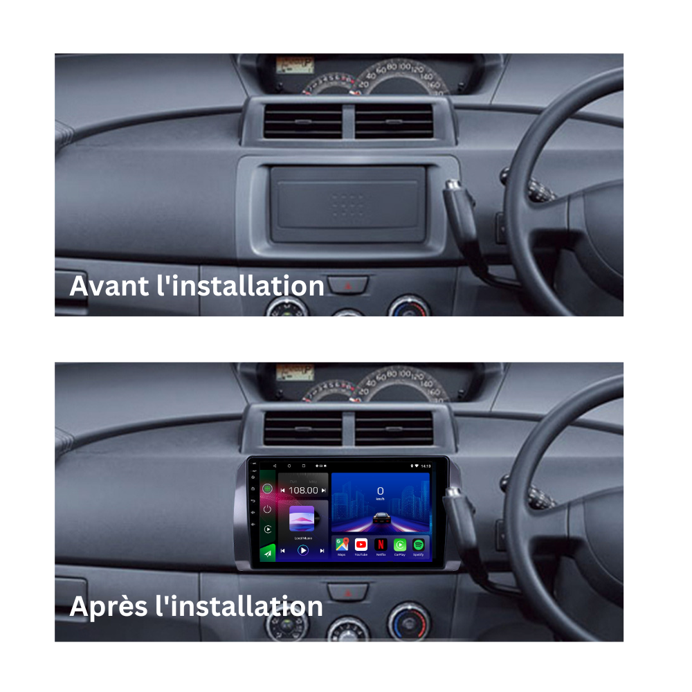 Toyota BB Subaru Dex Daihatsu Coo Materia | Android 15 Autoradio | Apple CarPlay | Android Auto - Avelor