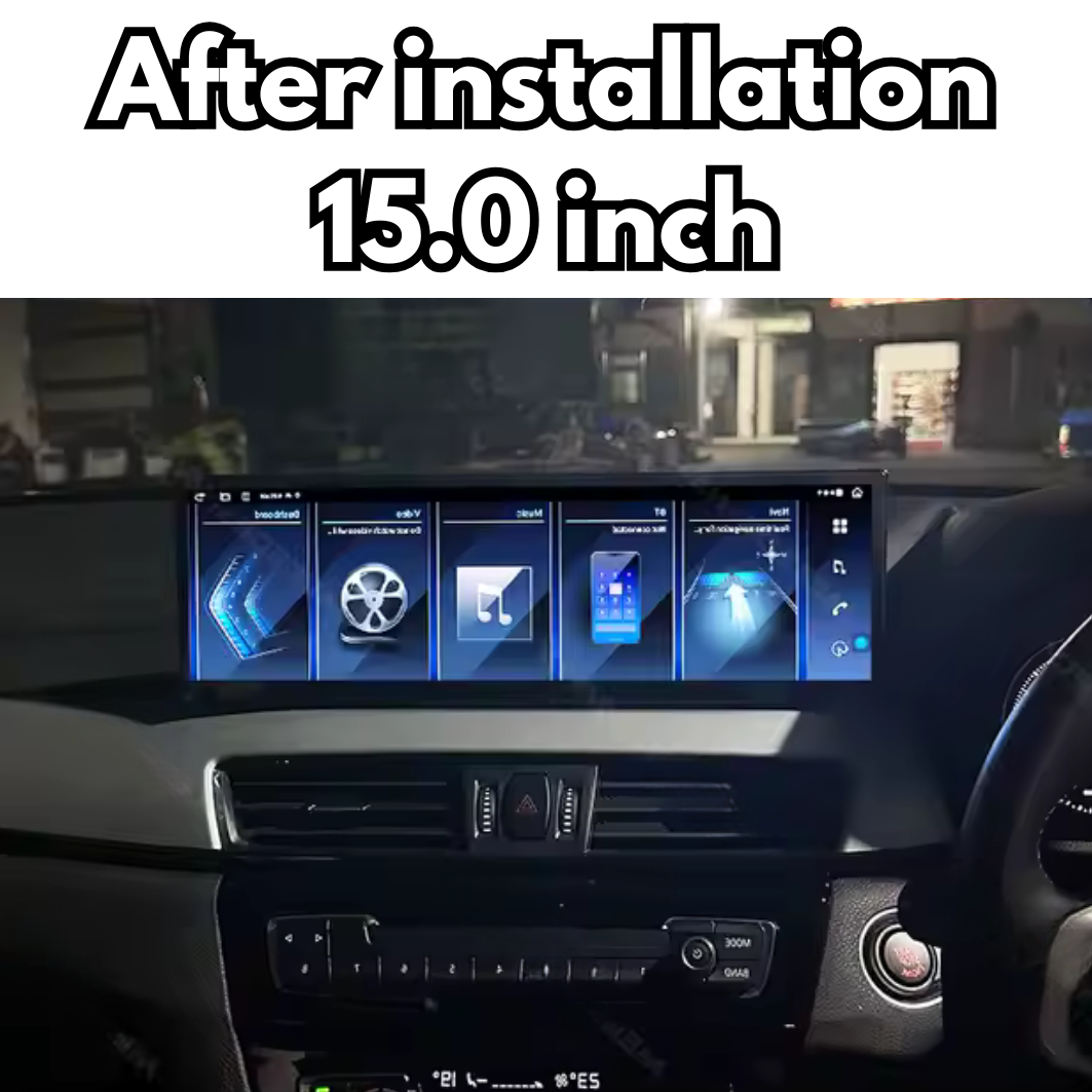 BMW X1 X2 2015-2022 F48 F39 Android 15 CarPlay & Android Auto Autoradio NBT EVO - Avelor