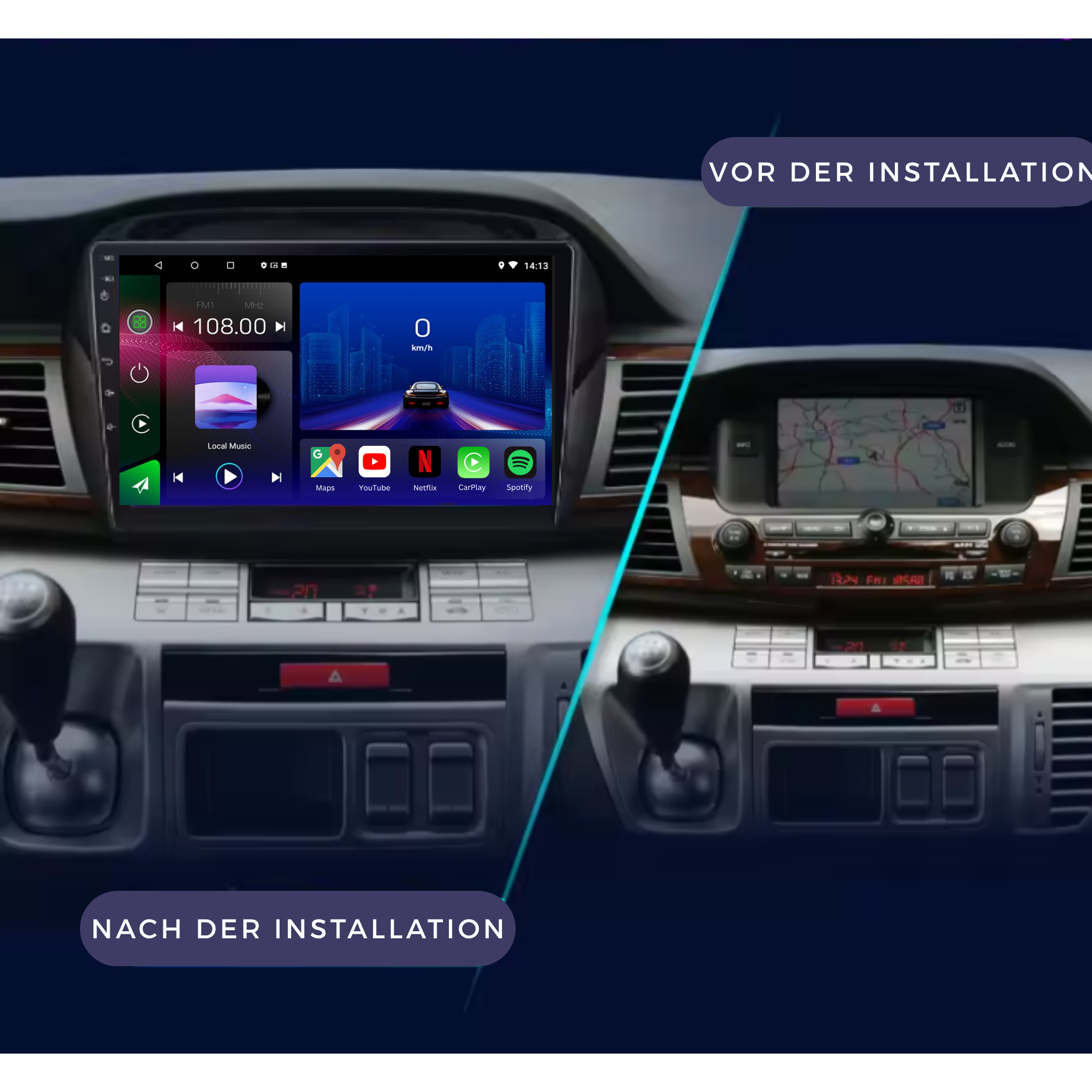 Honda FRV Edix | 2004-2009 | Android 15 Autoradio | Apple CarPlay | Android Auto - Avelor.at