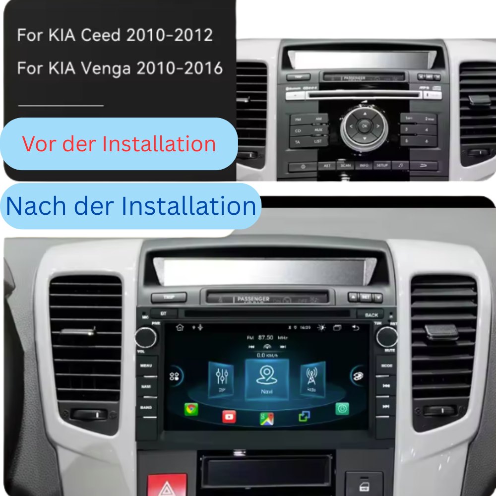 Kia Ceed Venga | 2006-2019 | Android 15 Autoradio | Apple CarPlay | Android Auto - Avelor.at